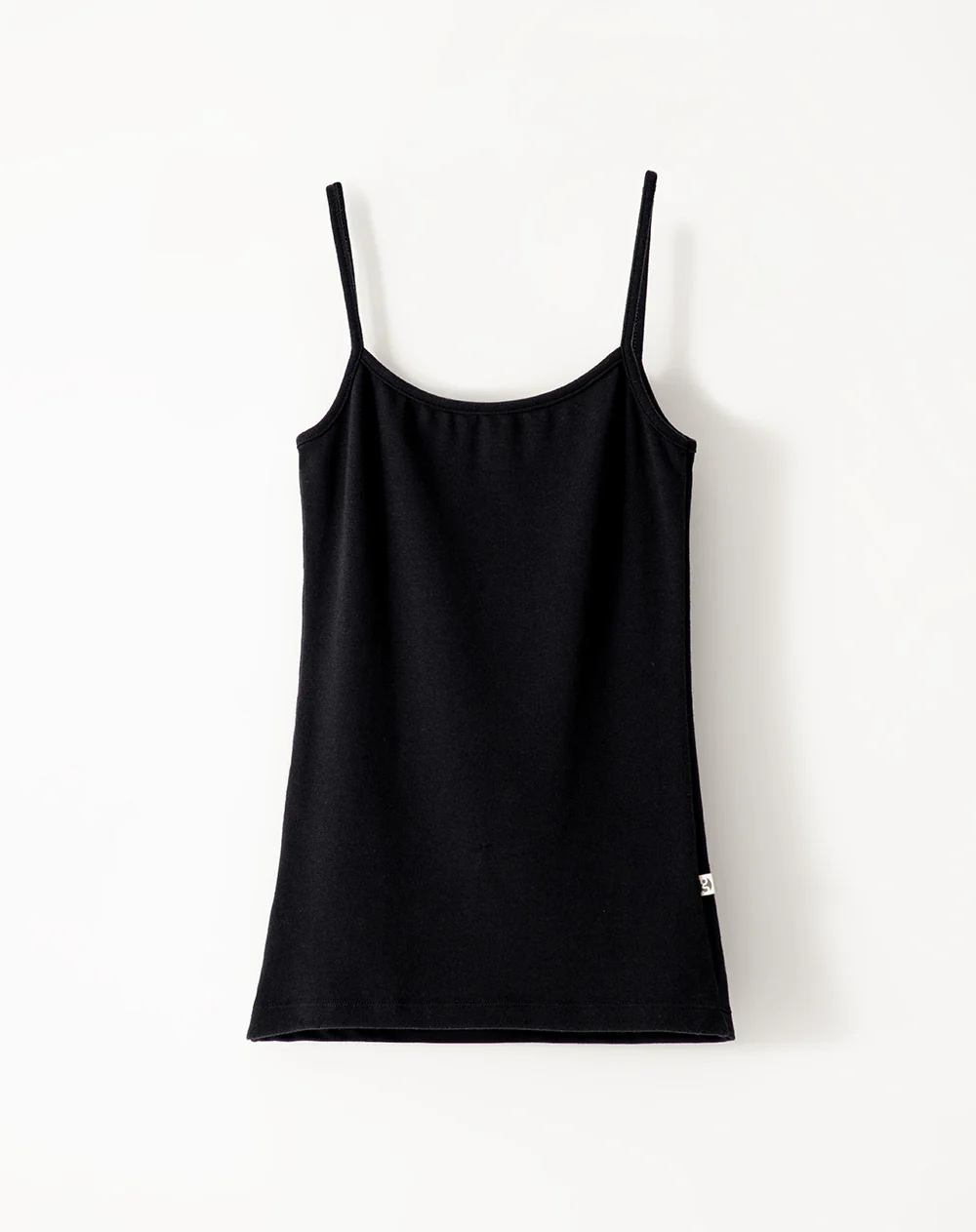 Camisilla slim algodón negra mujer - Image 5