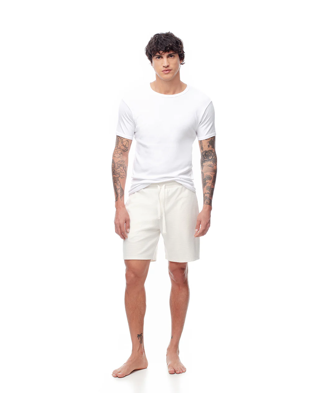 Camiseta slim algodón x2unds blanca hombre - Image 4