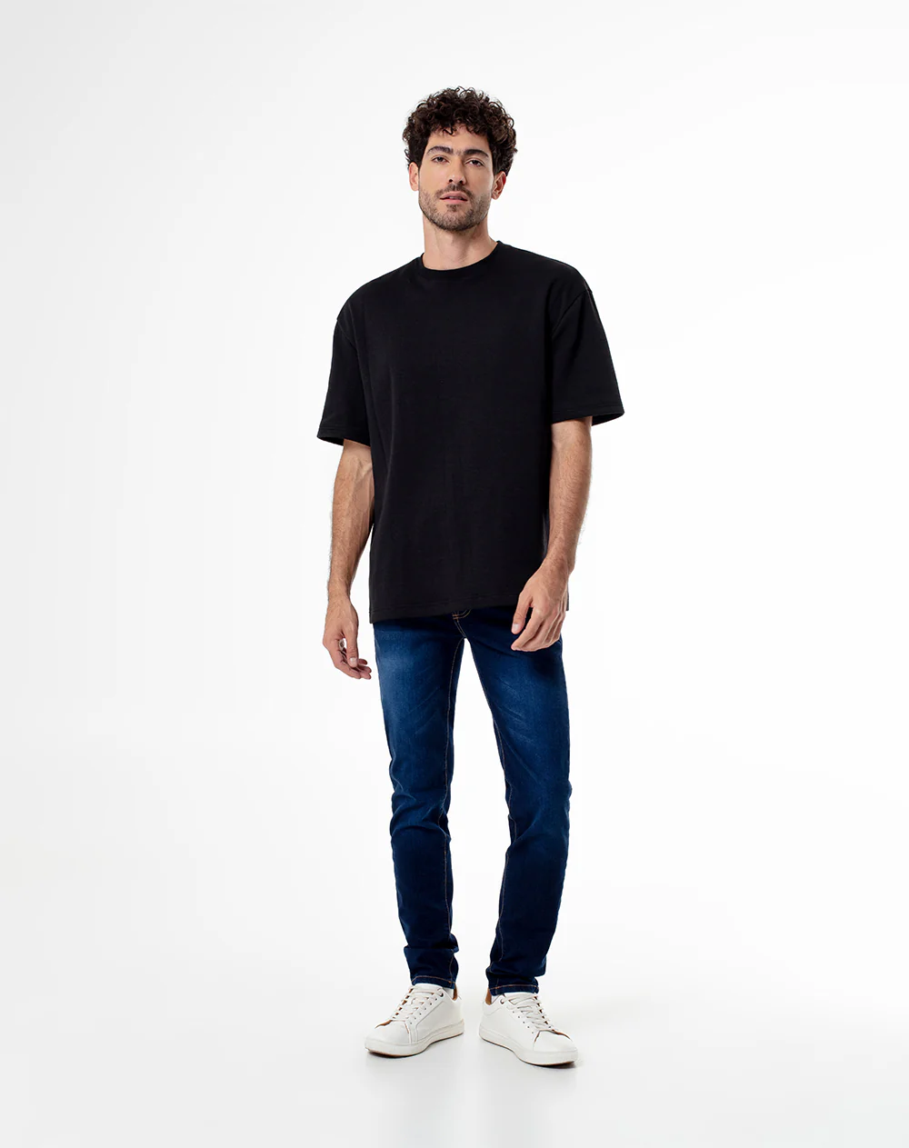Jean skinny índigo oscuro hombre