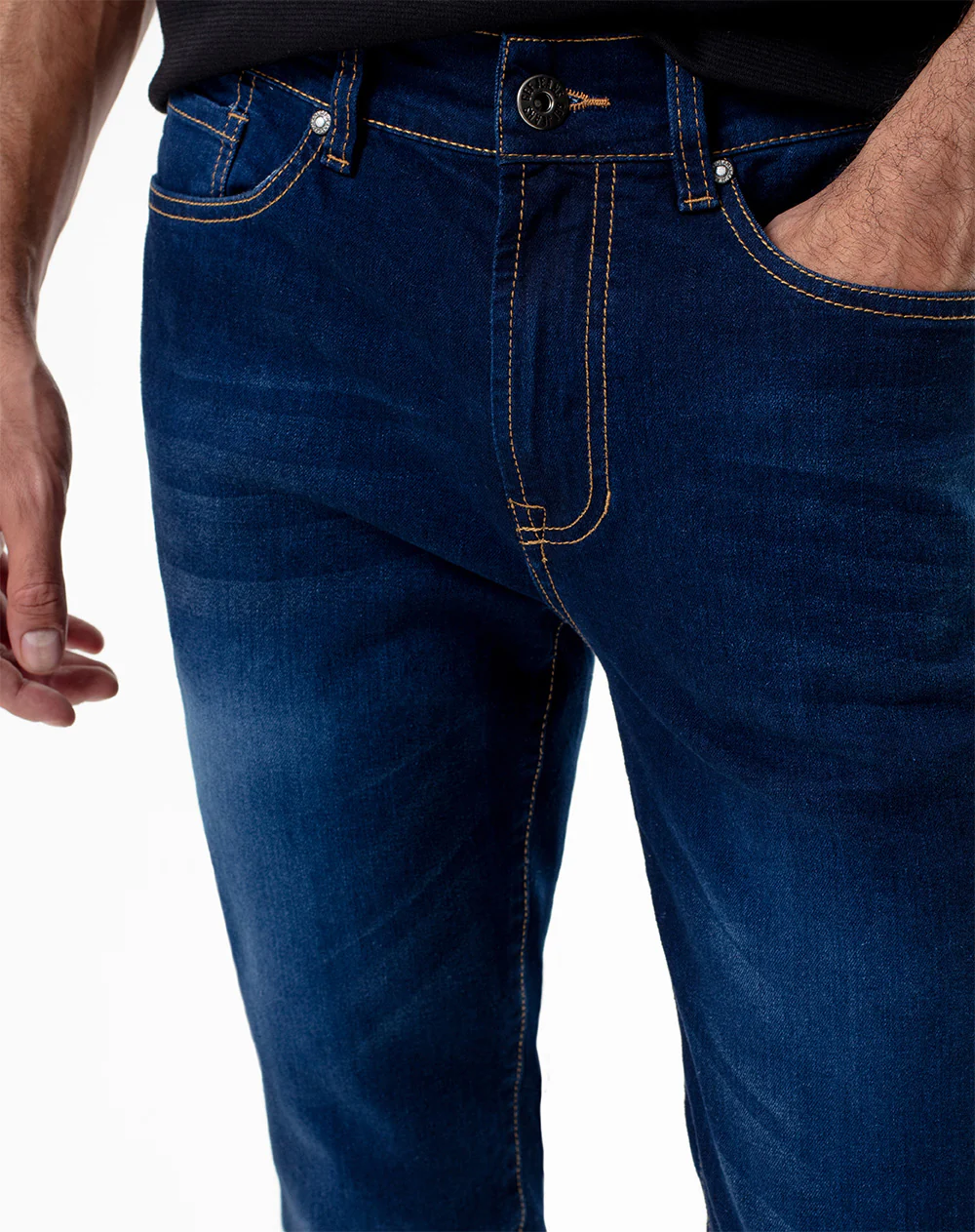 Jean skinny índigo oscuro hombre - Image 3
