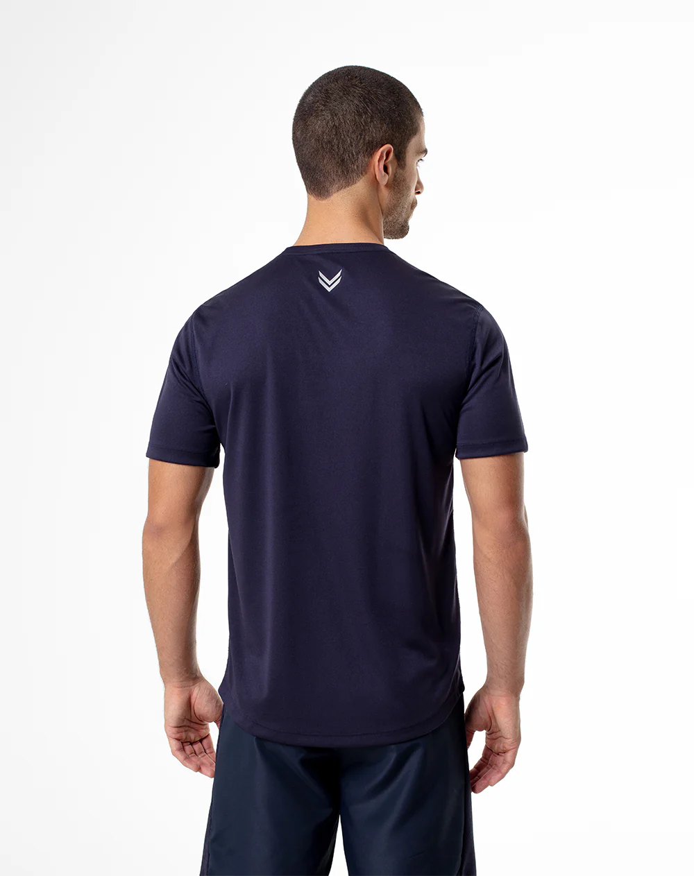 Camiseta deportiva control humedad azul hombre - Image 2
