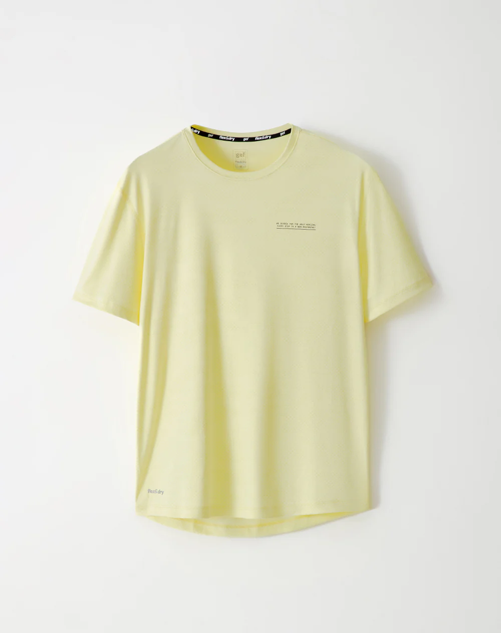 Camiseta deportiva control humedad amarillo hombre - Image 6