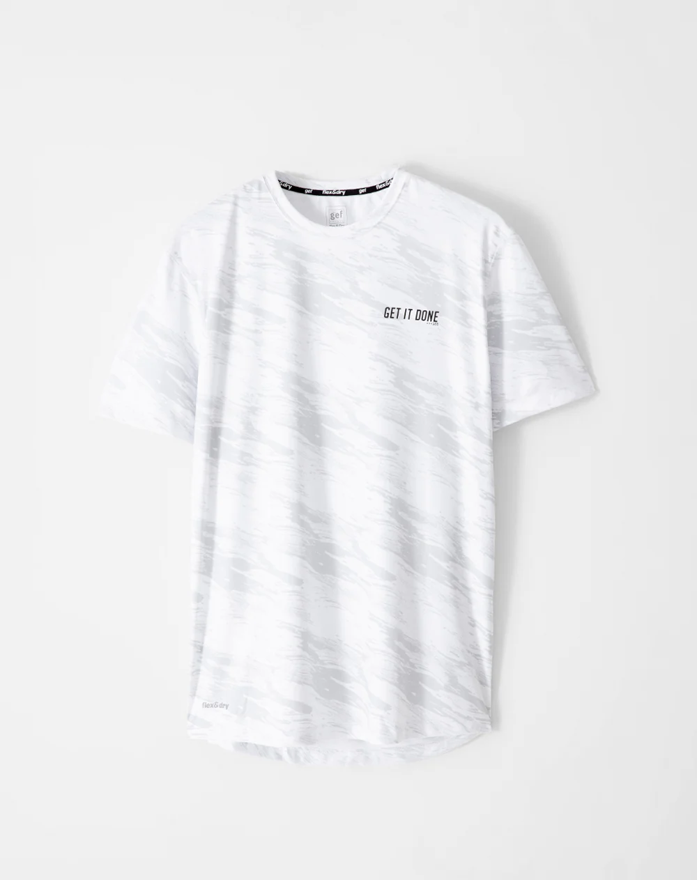 Camiseta deportiva control humedad blanca hombre - Image 5