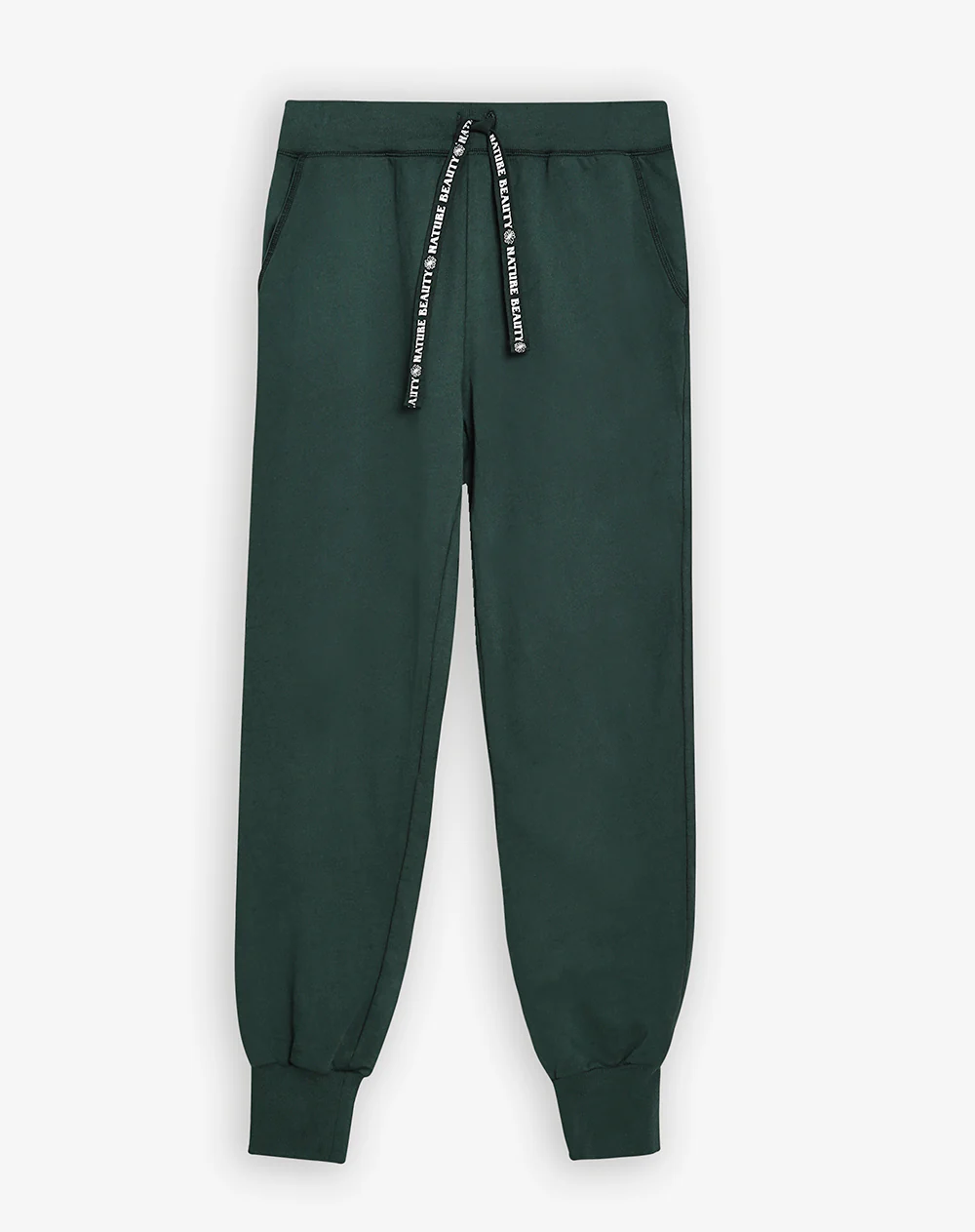 Jogger tiro medio algodón verde mujer - Image 6