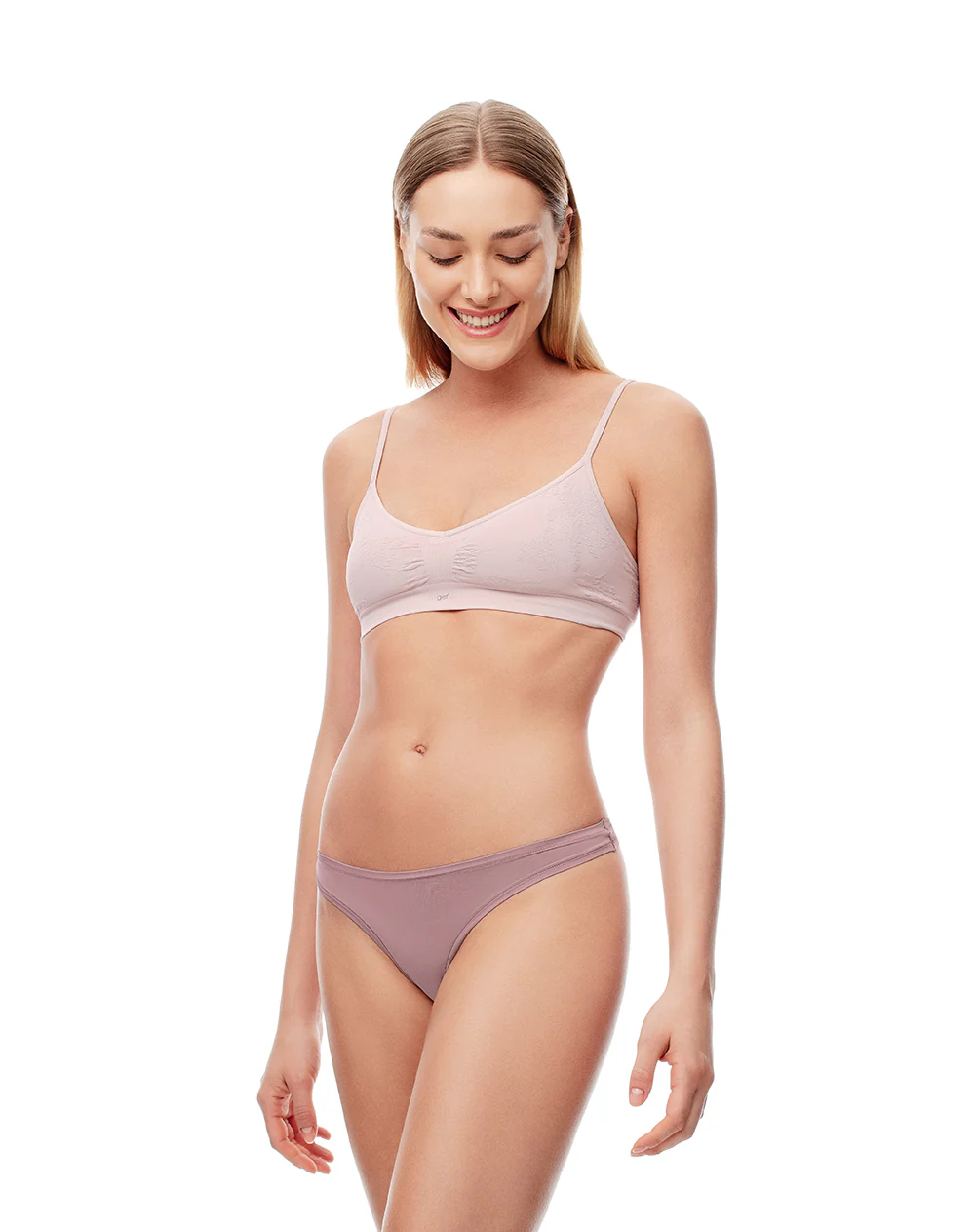 Top soporte medio seamless palo rosa mujer - Image 4