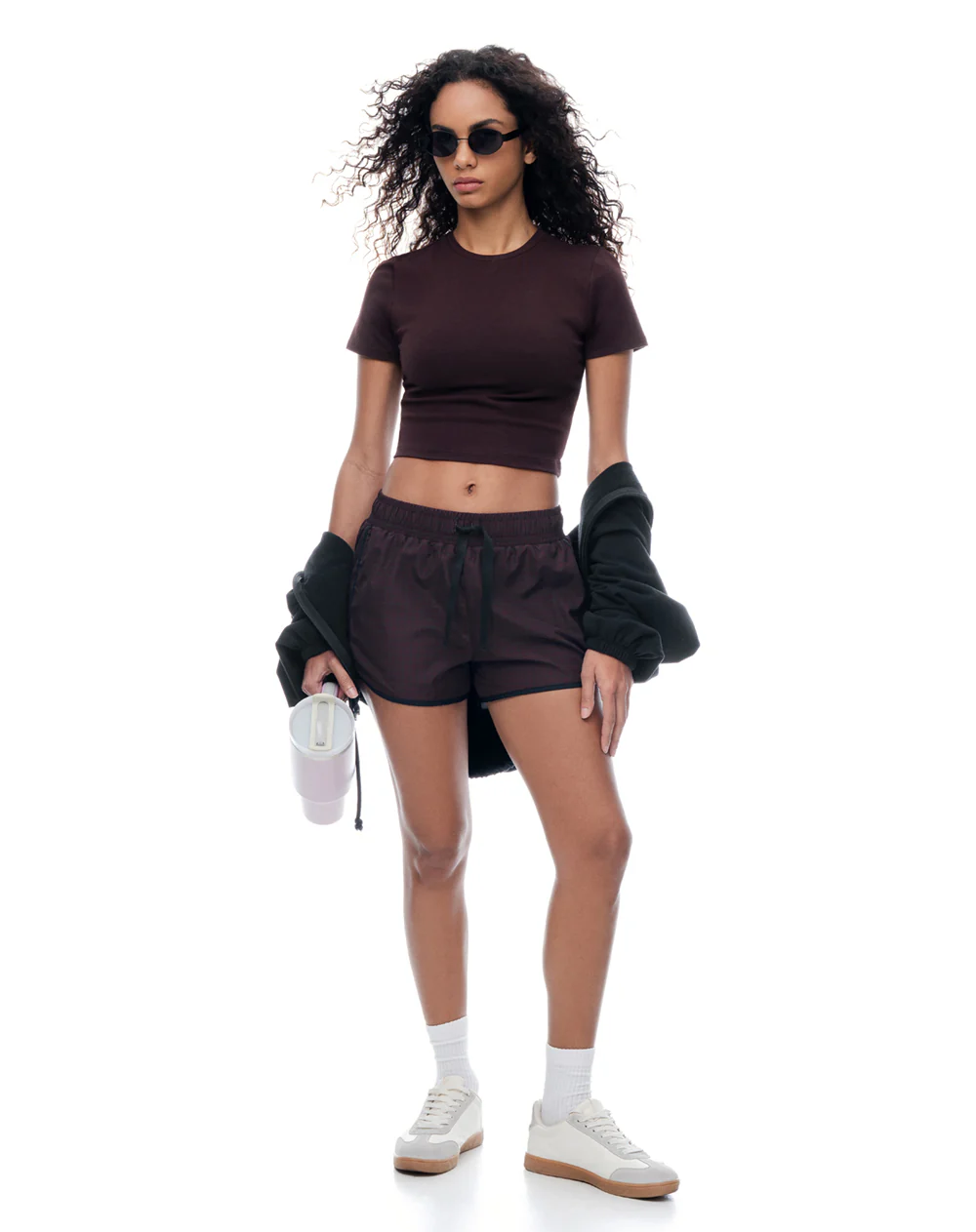 Short deportivo ciclista interno morado mujer - Image 6