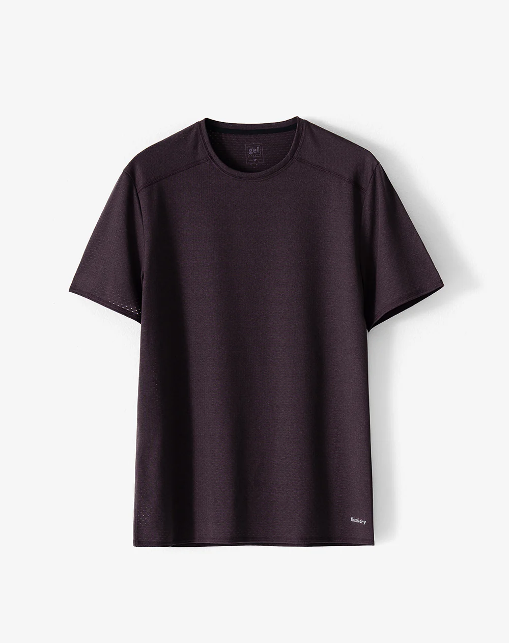 Camiseta slim manga corta morado hombre - Image 5
