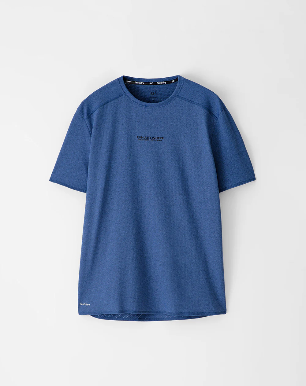 Camiseta deportiva control humedad azul hombre - Image 5
