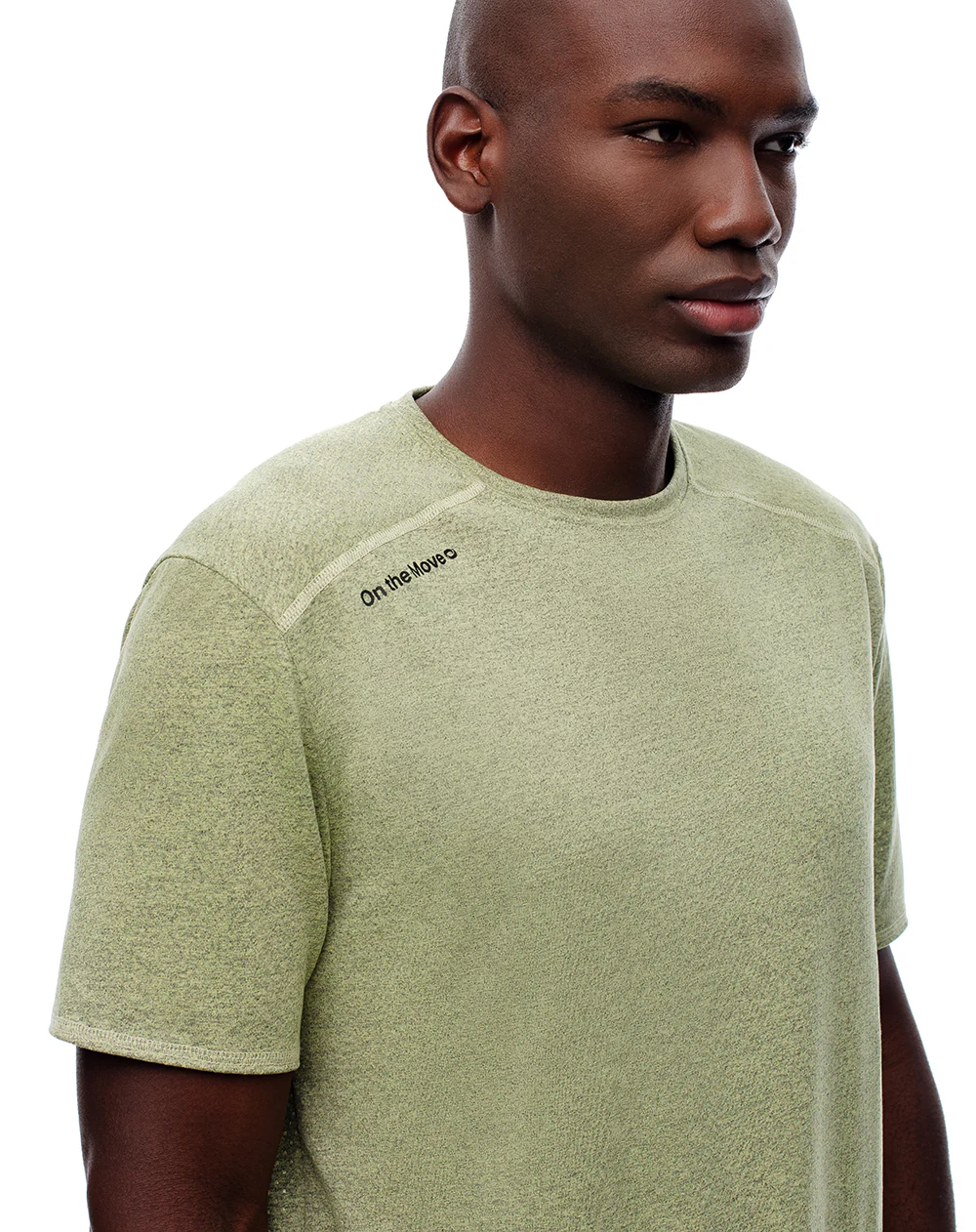 Camiseta deportiva control humedad amarilla hombre - Image 4