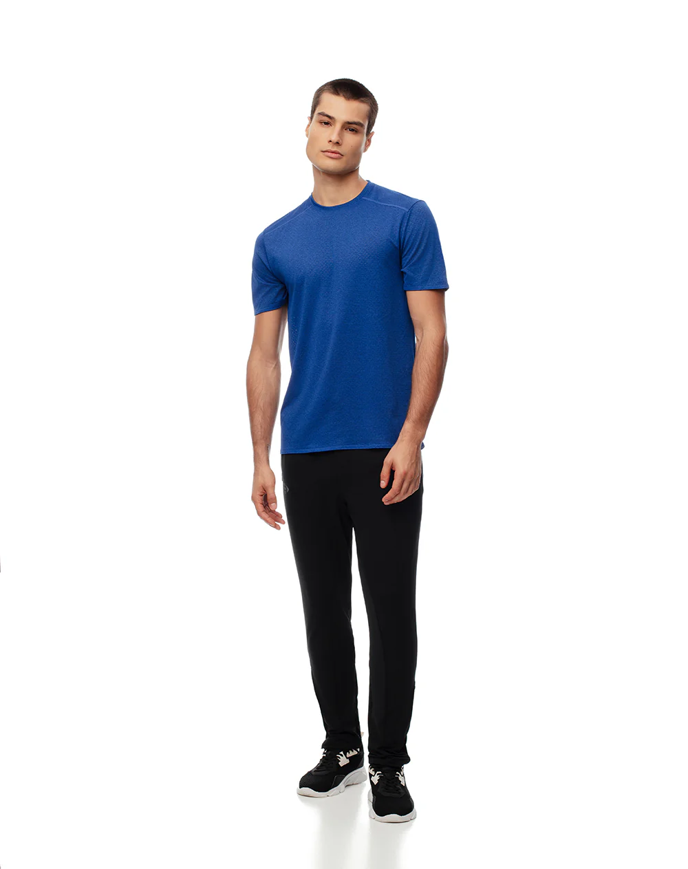 Camiseta deportiva control humedad azul hombre - Image 4