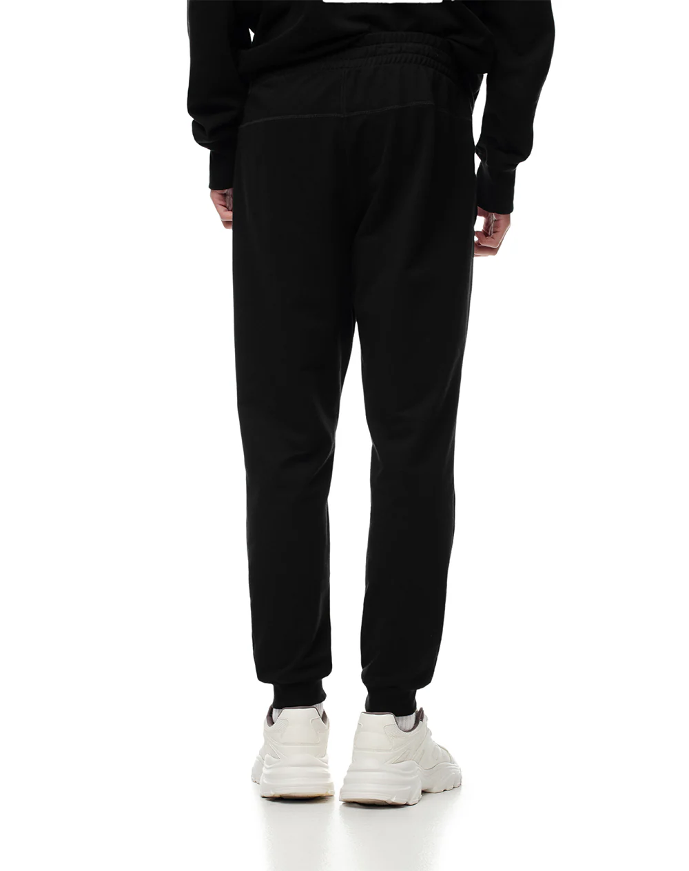 Jogger relax algodón negro hombre - Image 2