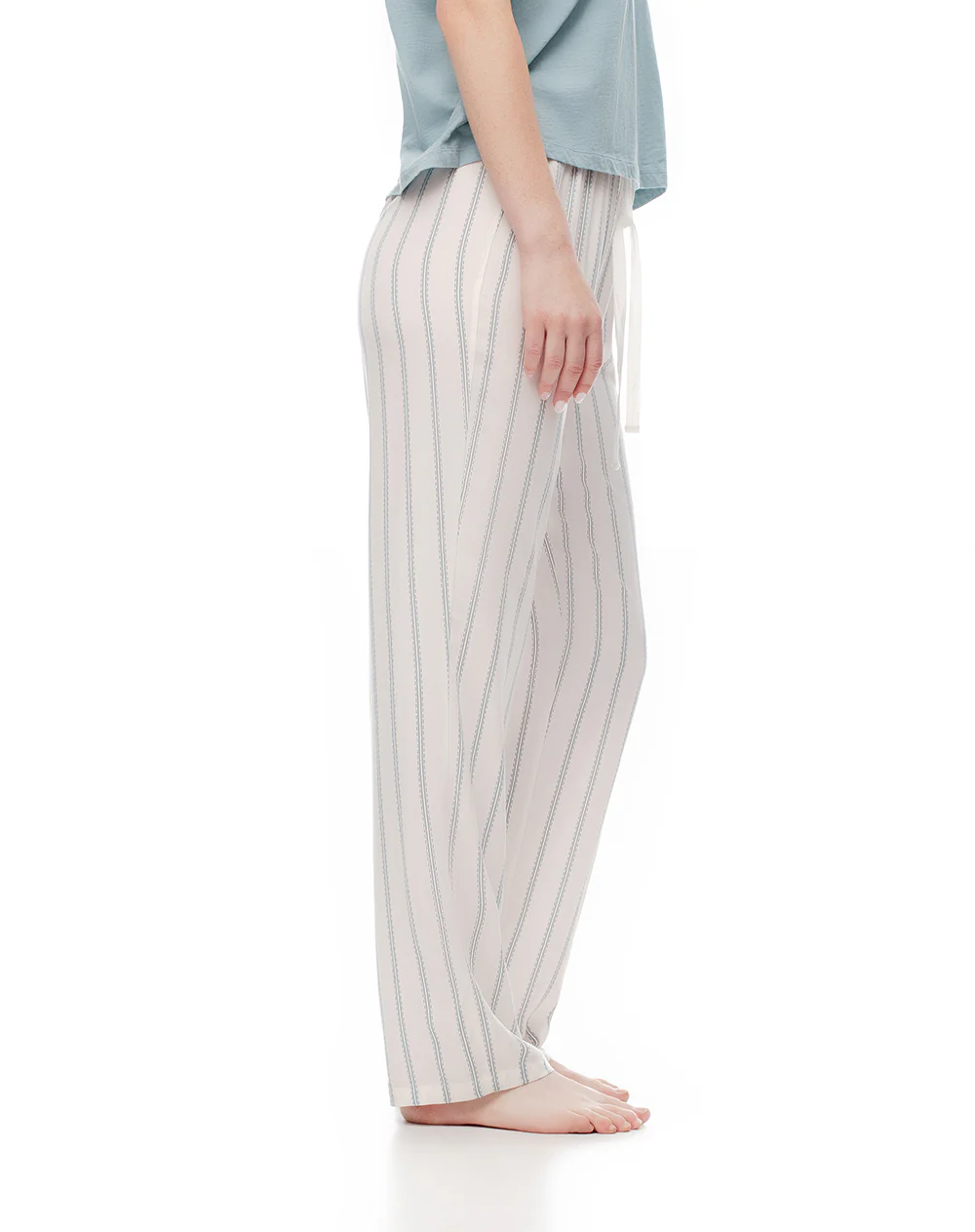 Pantalón de pijama rayas mujer - Image 4