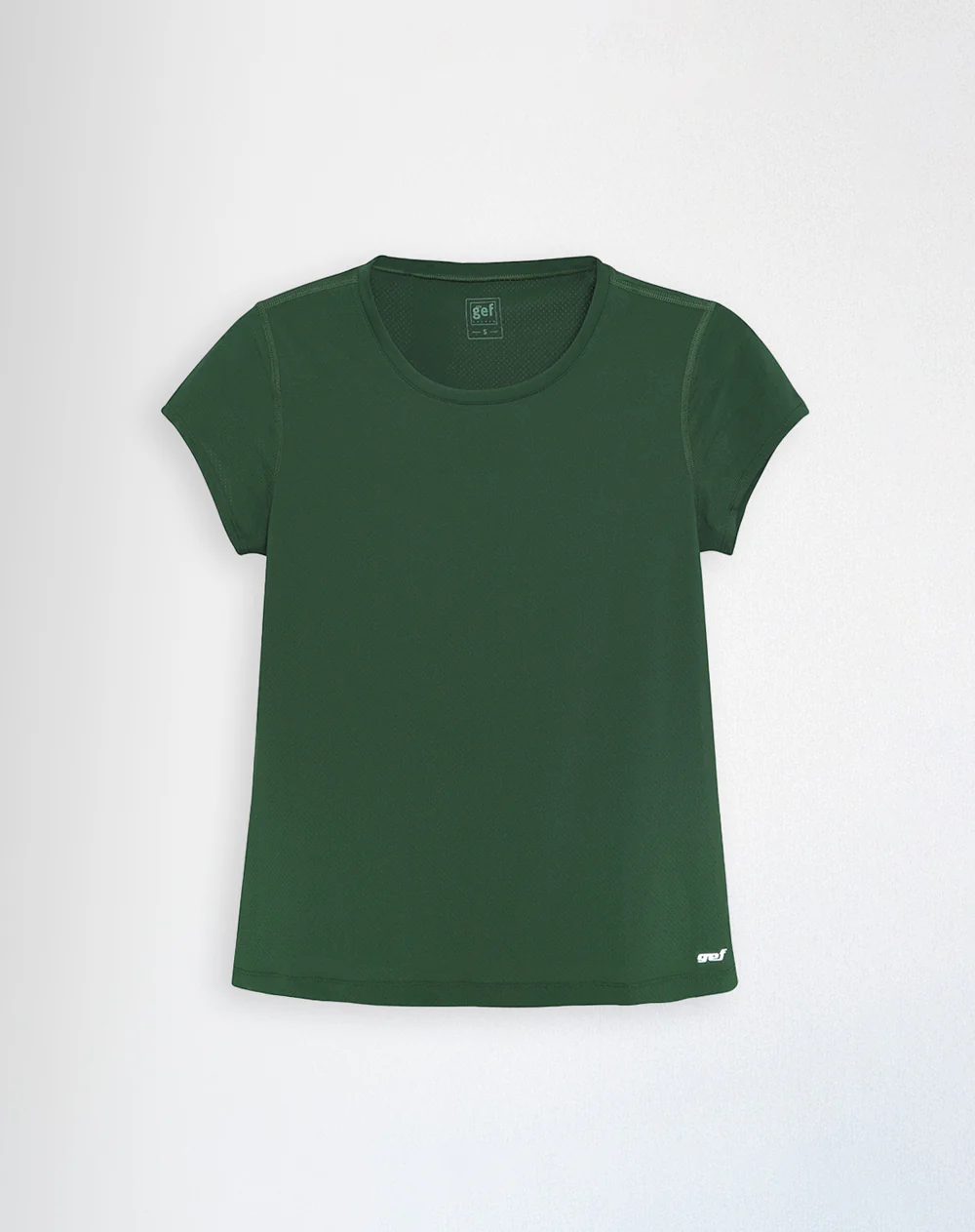 Camiseta deportiva secado rápido verde mujer - Image 6
