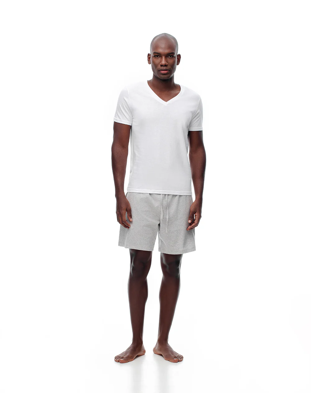 Camiseta slim algodón jersey x2unds blanca hombre - Image 6