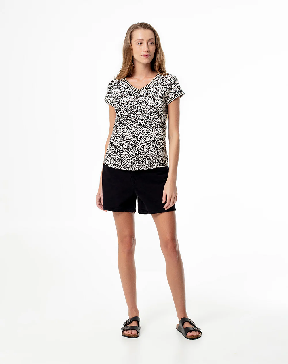 Camiseta regular algodón estampada mujer - Image 4