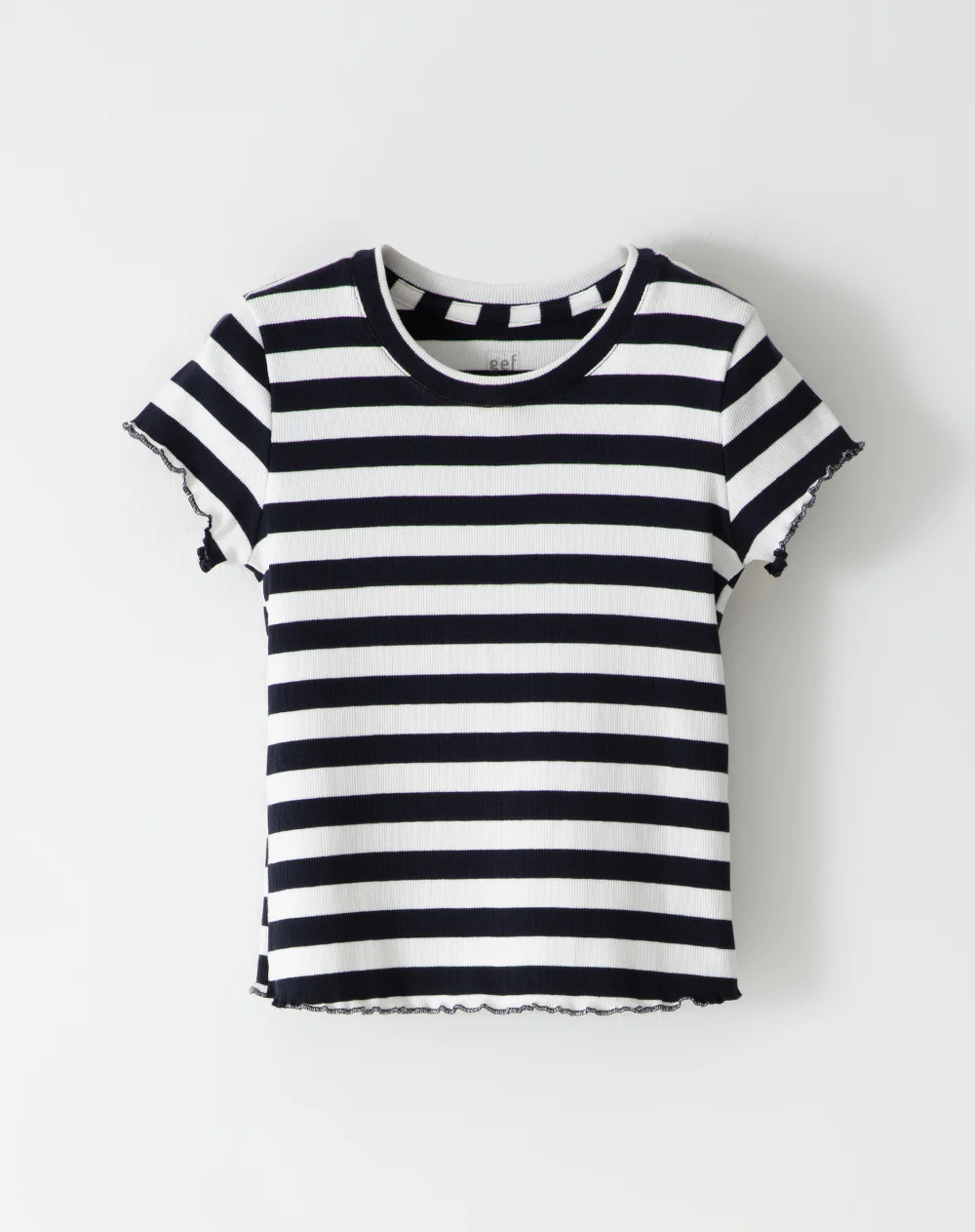 Camiseta slim algodón rayas niña - Image 5