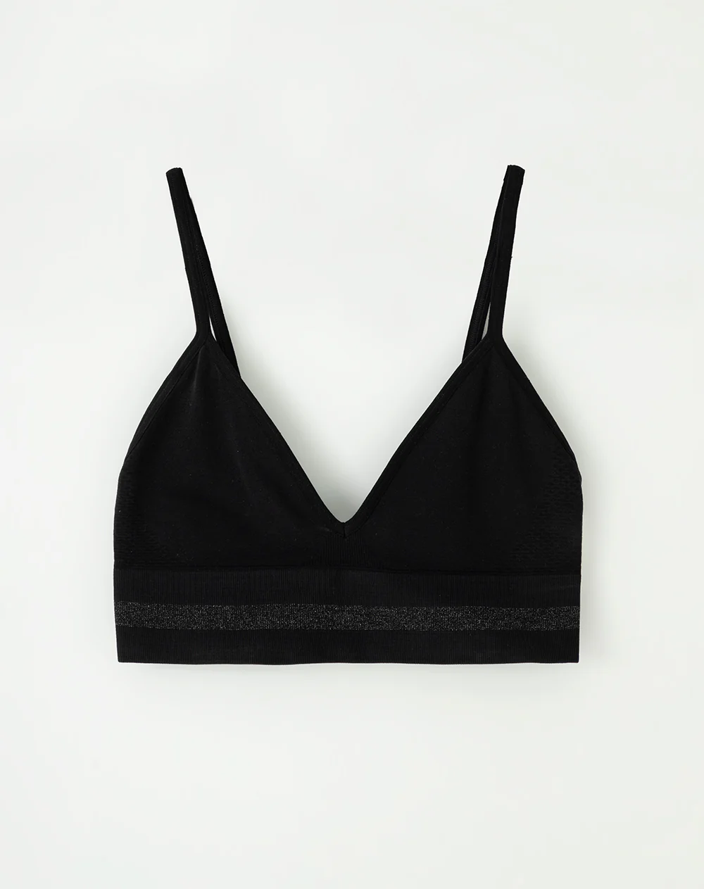 Top soporte medio seamless copas removible negro mujer - Image 5