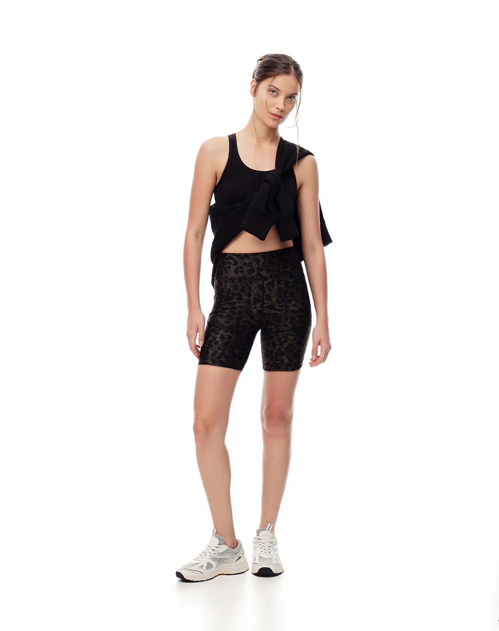 Biker deportivo soporte abdomen print mujer - Image 6