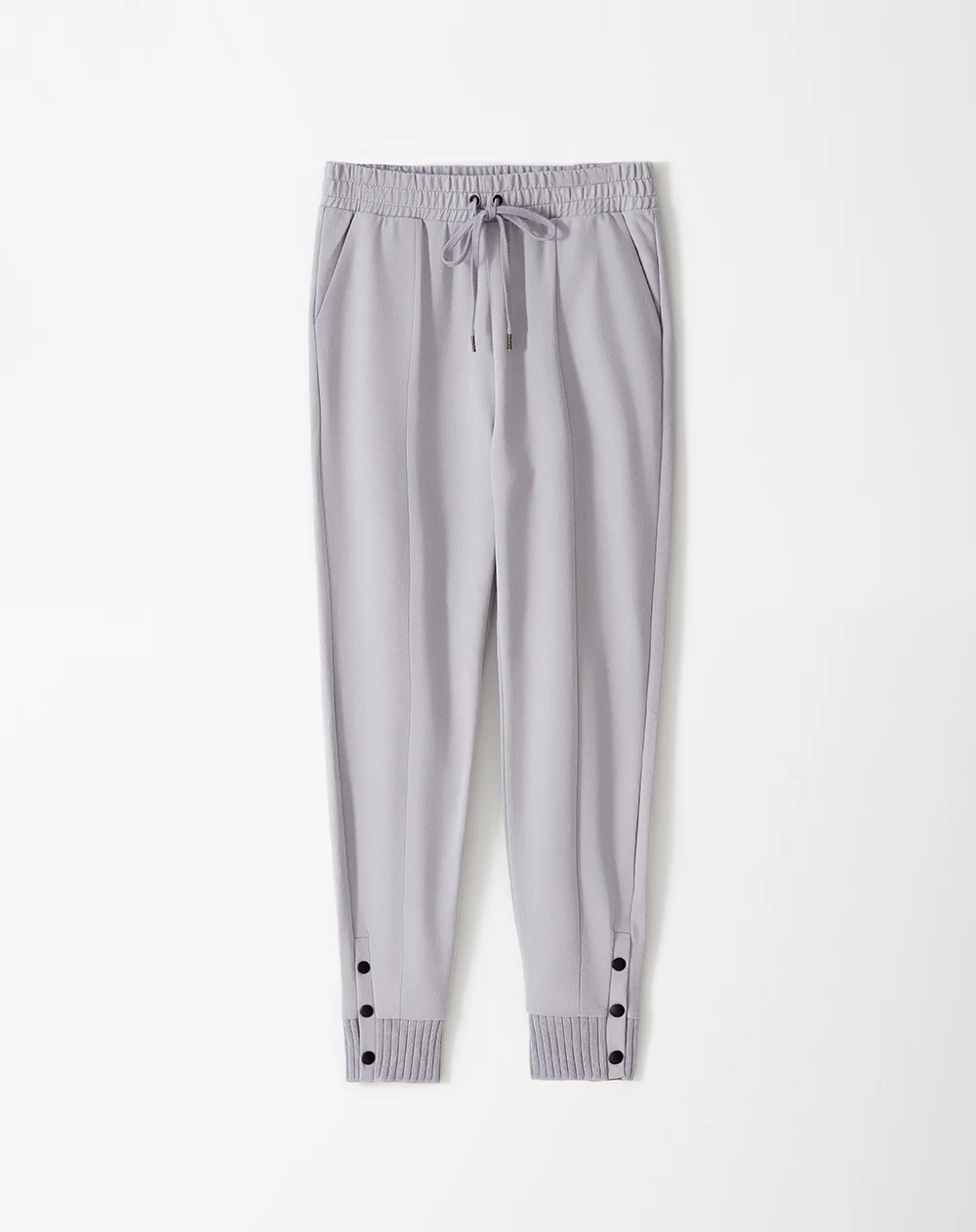 Jogger tiro medio algodón gris mujer - Image 5