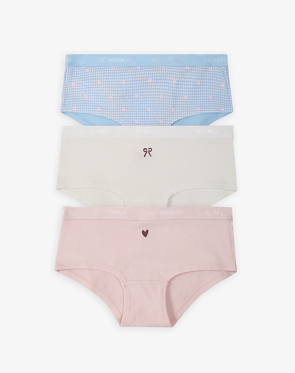 Panty niña algodón x3unds surtido