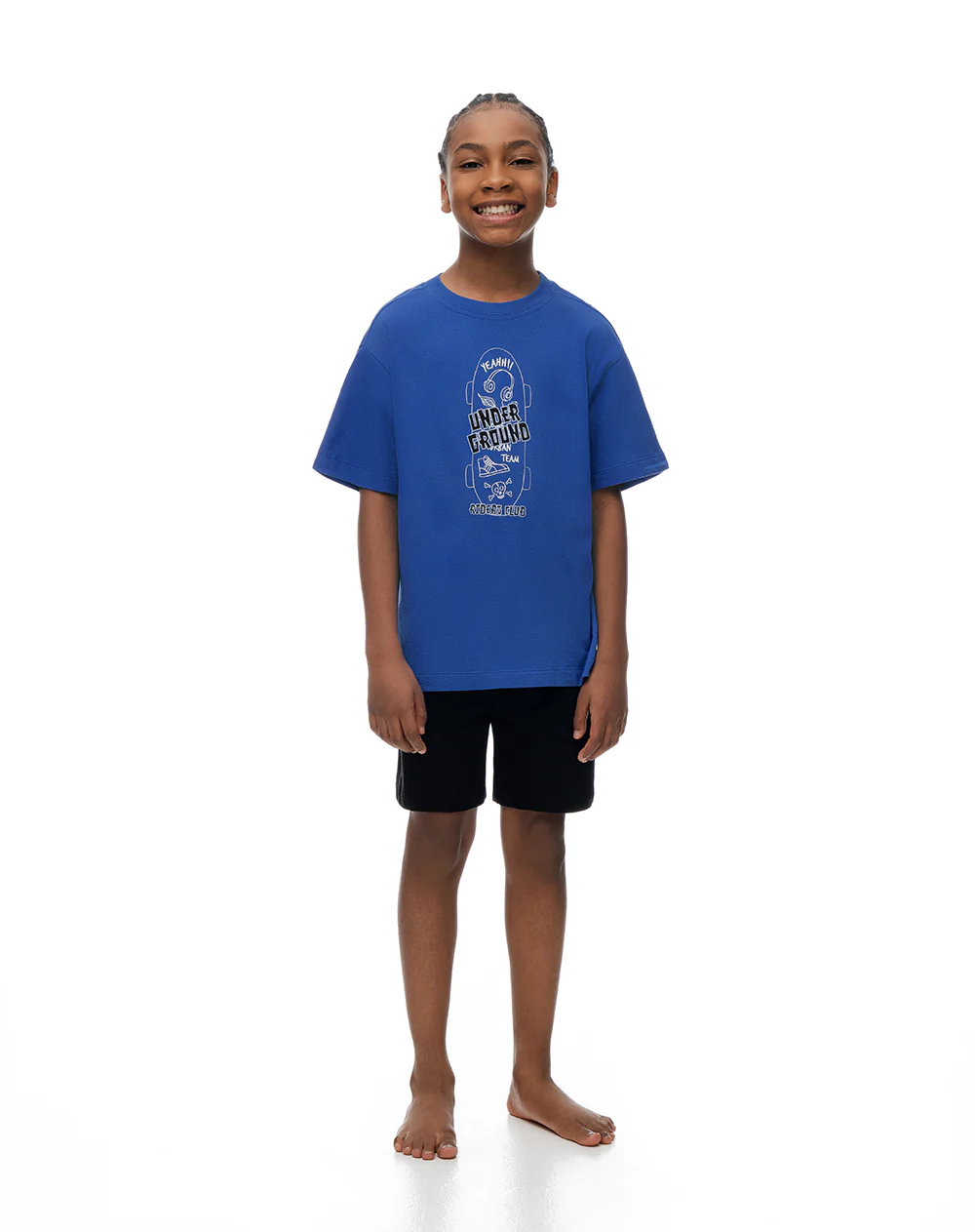 Camiseta + bermuda de pijama algodón surtida niño - Image 5