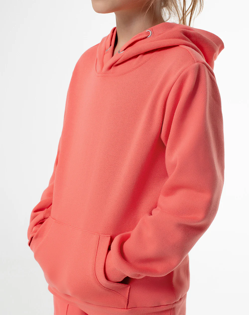 Buzo tipo hoddie algodón coral niña - Image 3