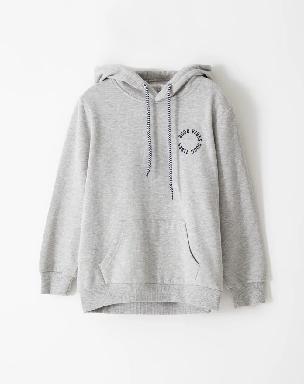 Buzo tipo hoddie gris niño - Image 5