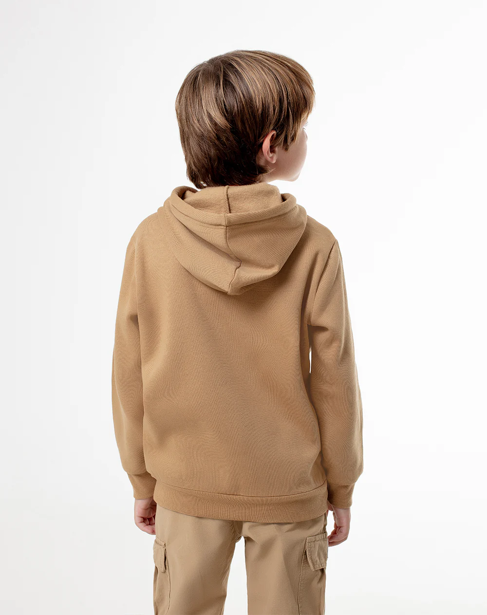 Buzo tipo hoddie habano niño - Image 2