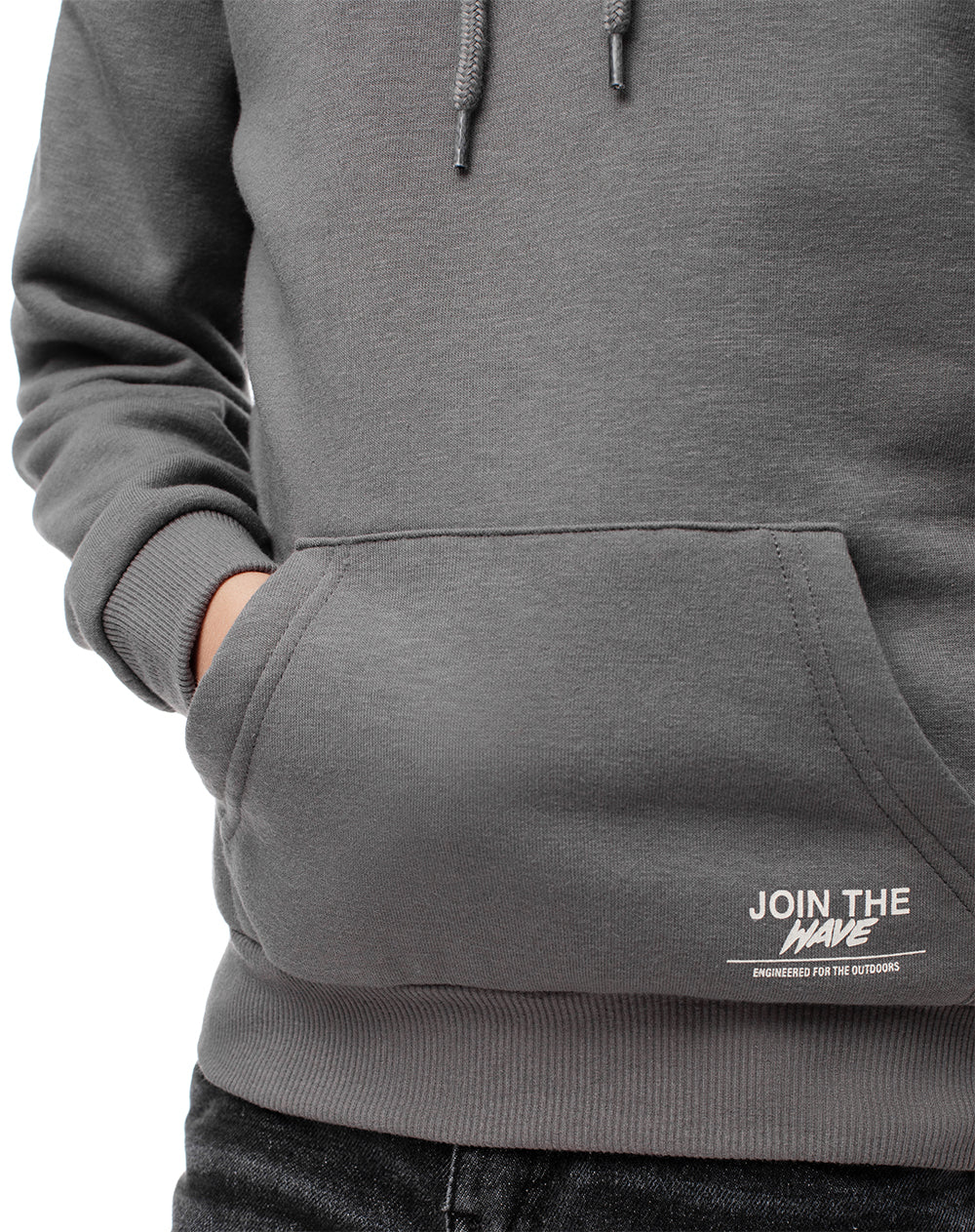 Buzo tipo hoddie gris niño - Image 5