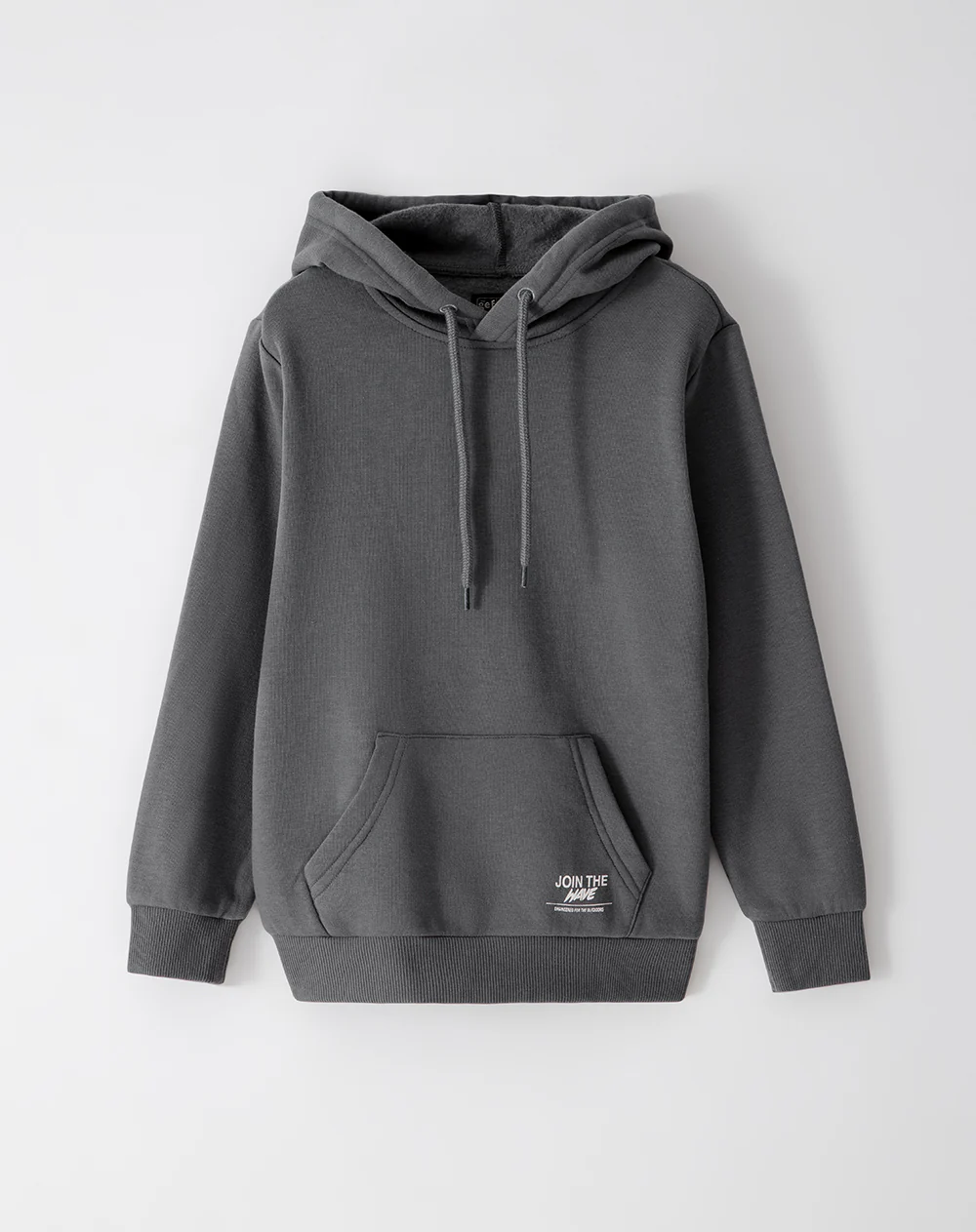 Buzo tipo hoddie gris niño - Image 7