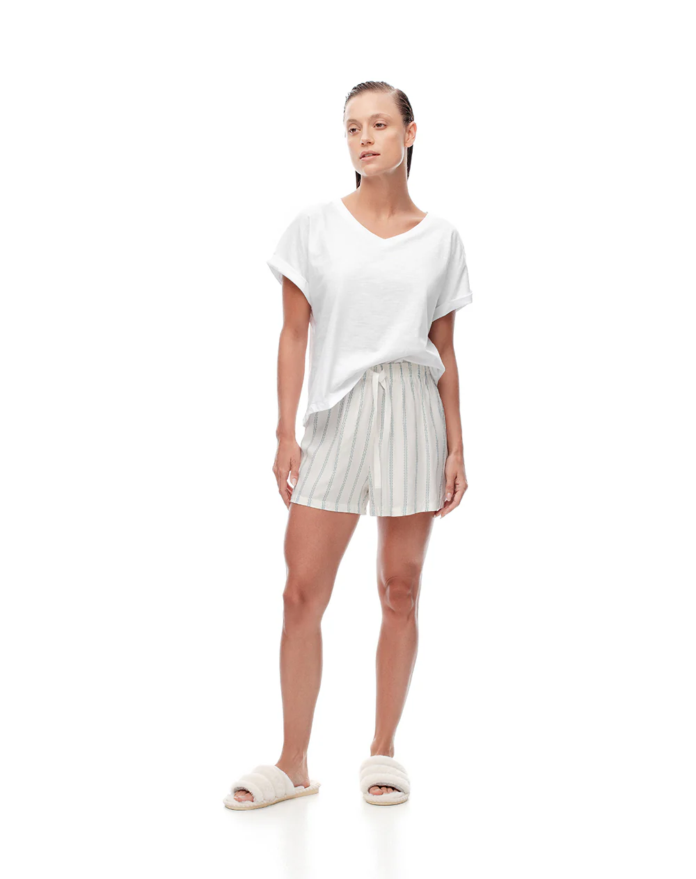 Short de pijama rayas mujer - Image 3
