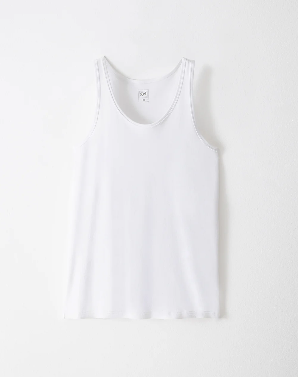 Camisilla slim algodón x3unds blanca hombre - Image 6