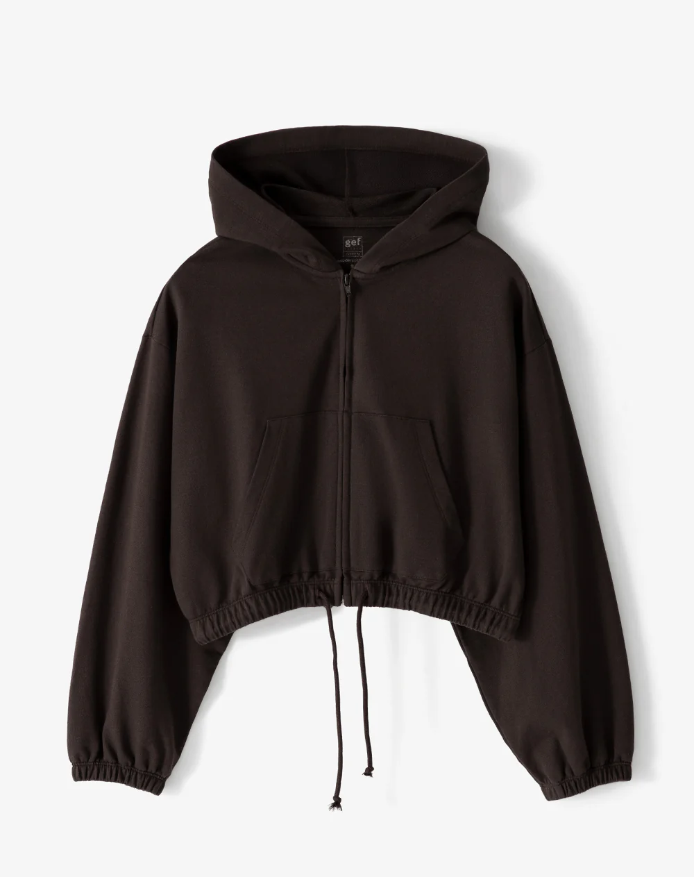Chaqueta regular algodón chocolate mujer - Image 6