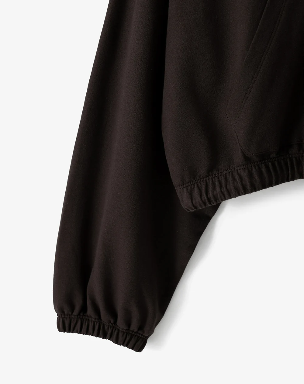 Chaqueta regular algodón chocolate mujer - Image 8
