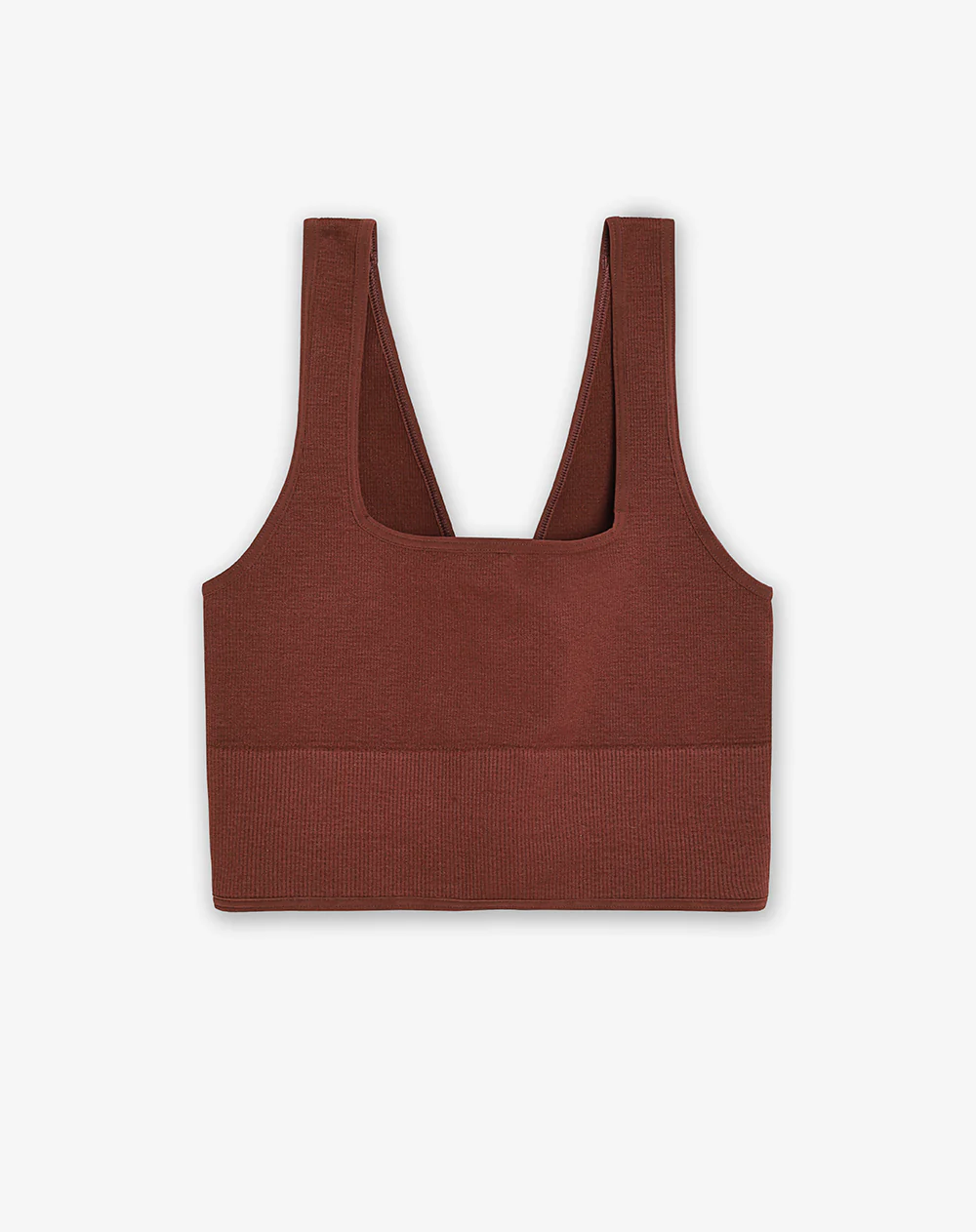 Top deportivo soporte medio seamless uso 2 en 1 café mujer - Image 7