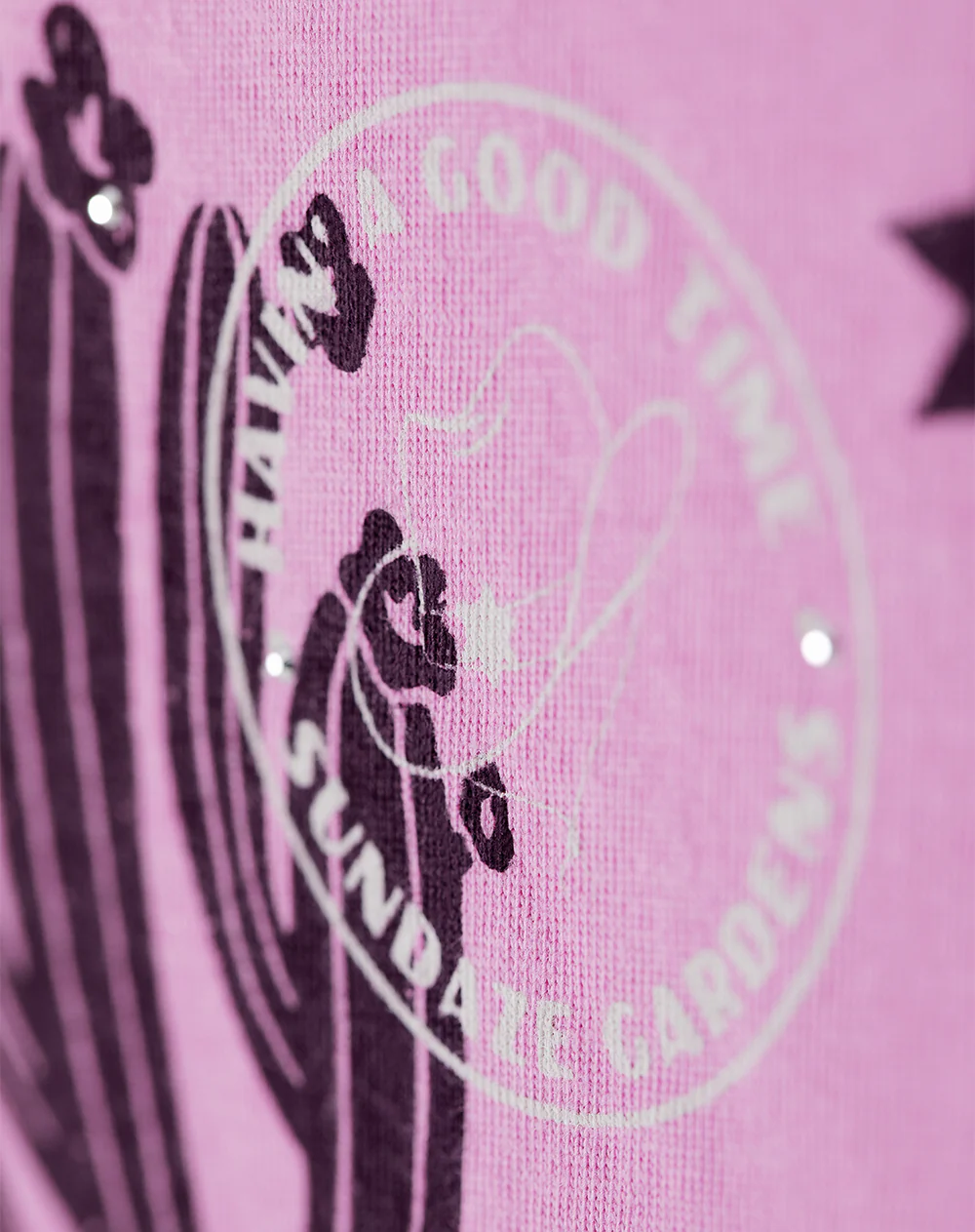 Camiseta regular algodón rosa estampada niña - Image 6