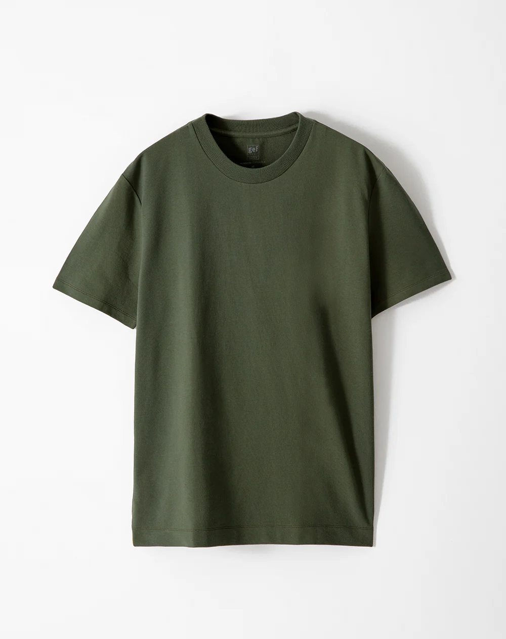 Camiseta oversize algodón verde hombre - Image 6