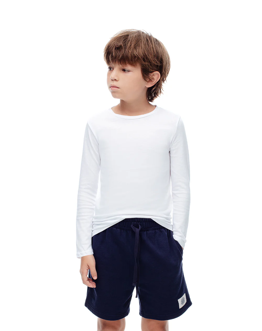 Camibuzo relax algodón blanco niño