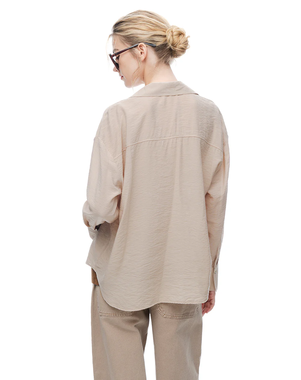 Camisa manga larga regular arena mujer - Image 2