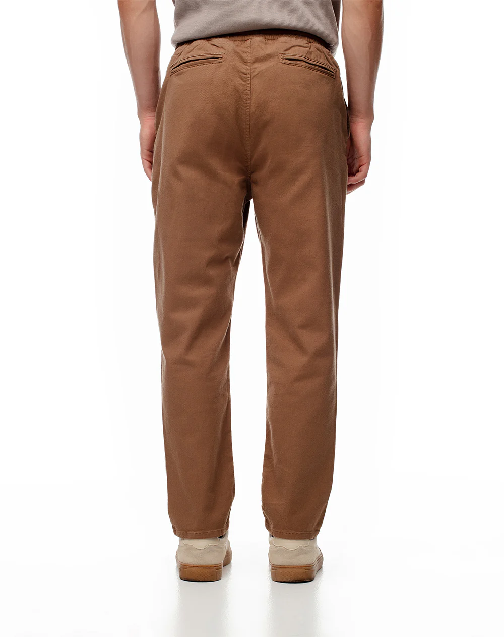 Pantalón regular drill algodón café hombre - Image 3