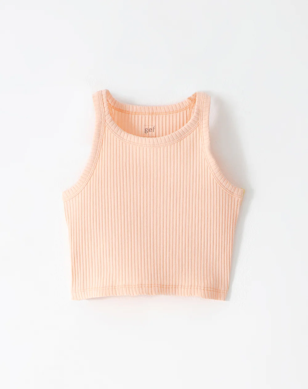 Camiseta esqueleto slim tejido de punto naranja niña - Image 5