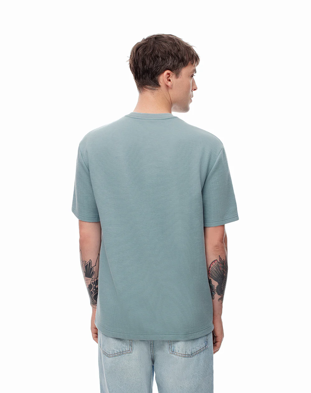 Camiseta regular verde hombre - Image 2