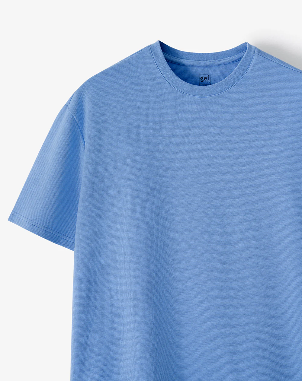Camiseta regular manga corta azul hombre - Image 6