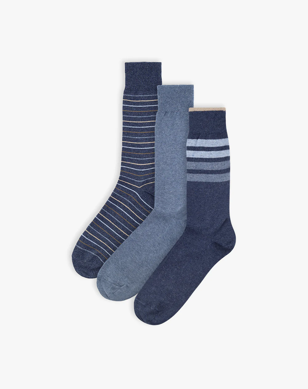 Medias hombres largas pack x3 surtido