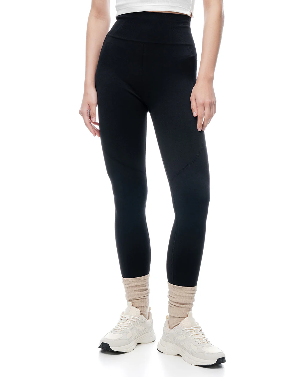 Legging deportivo seamless negro mujer - Image 5