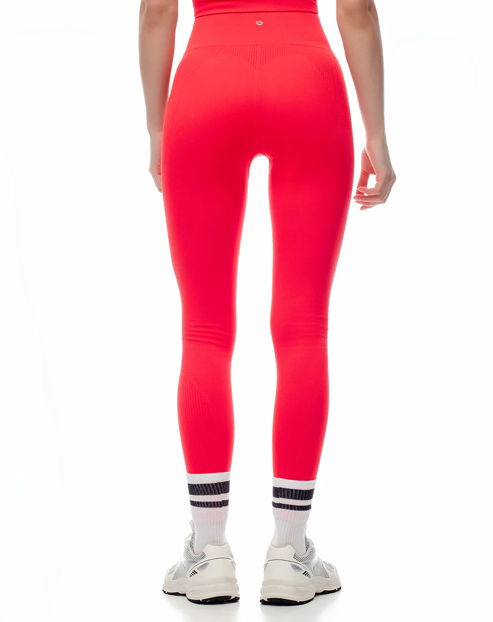 Legging deportivo seamless rojo mujer - Image 2