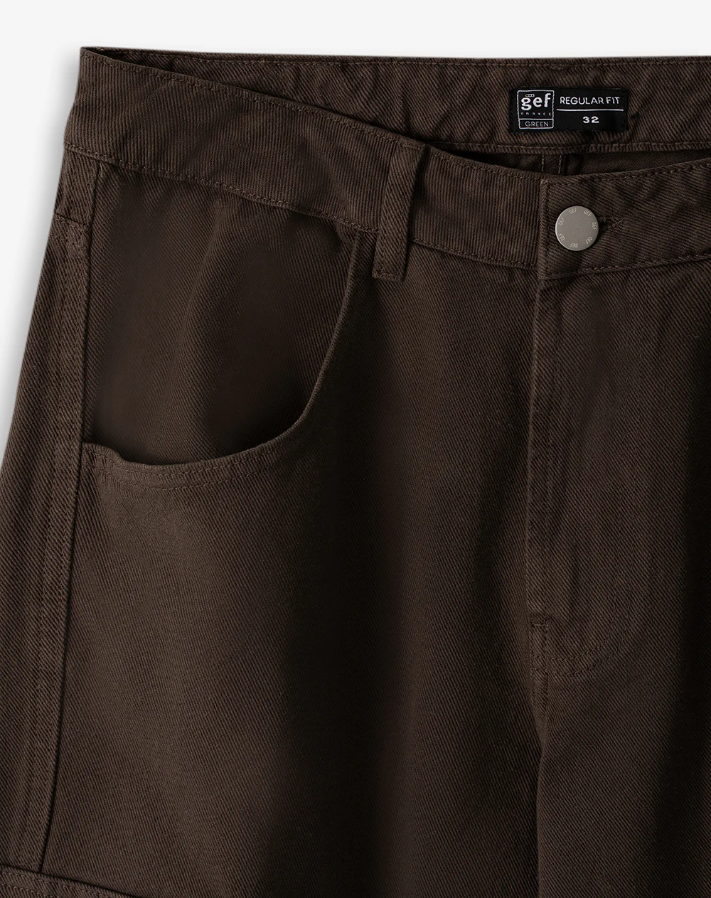 Jean cargo recto chocolate hombre - Image 8