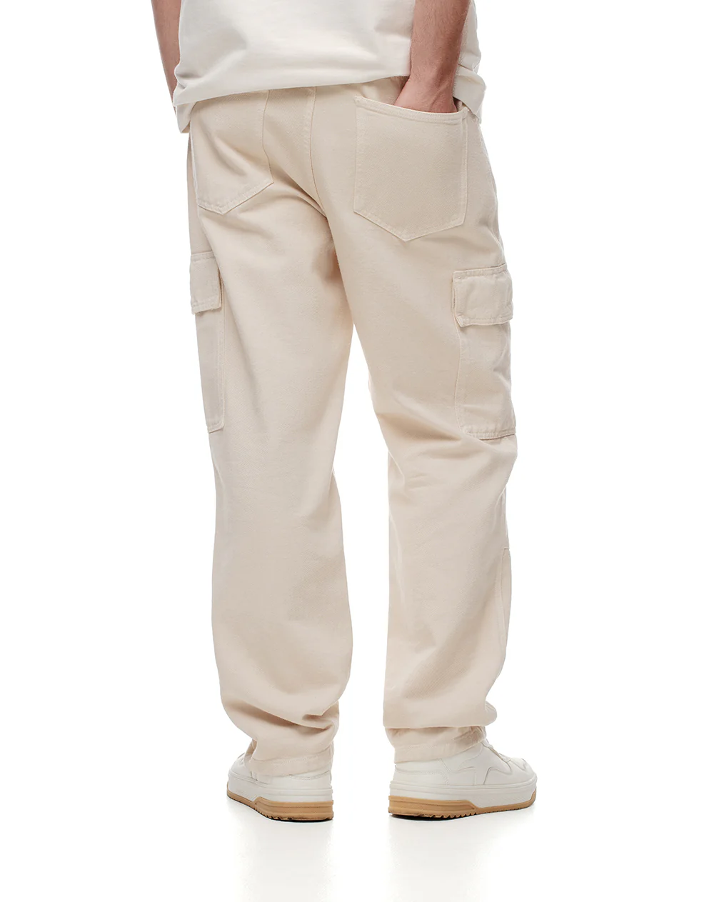 Jean cargo recto vainilla hombre - Image 3