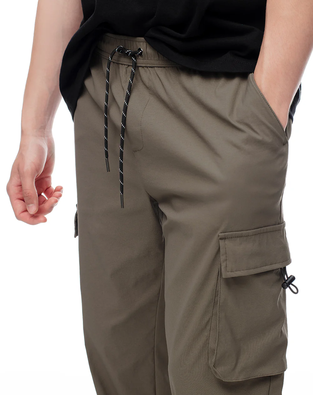 Pantalón cargo regular liviano café hombre - Image 3