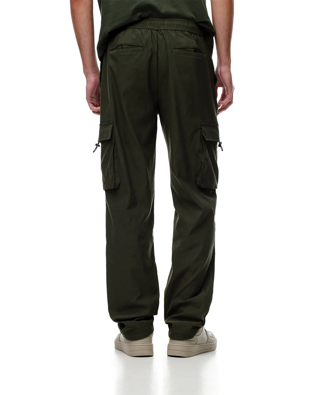 Pantalón cargo regular liviano verde hombre - Image 2